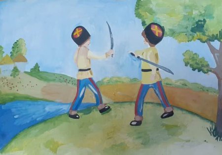 Казачество рисунок