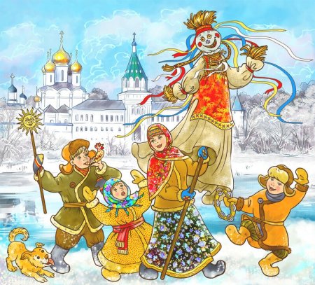 Масленица картинки для детей