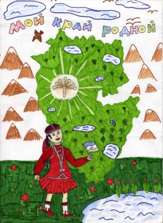 Детские рисунки ко Дню Республики Башкортостан