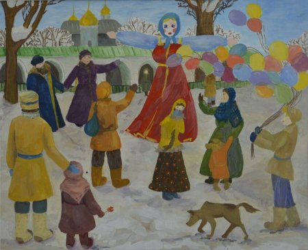 Композиция на тему Масленица