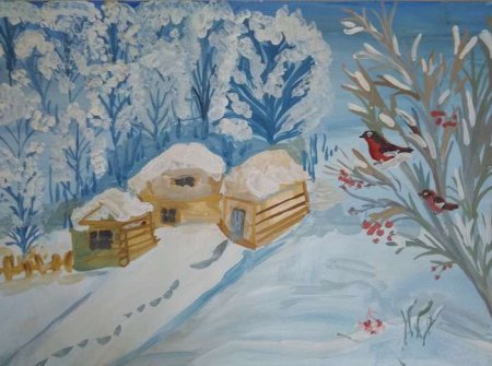 Поёт зима аукает Есенин иллюстрации