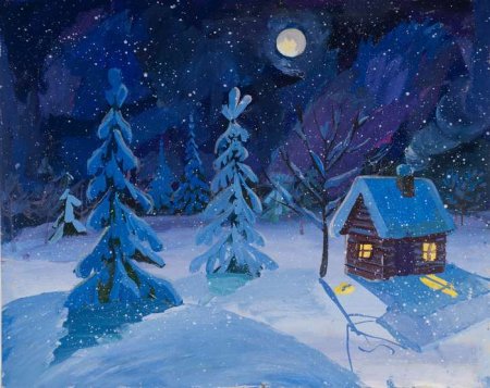 Конкурс рисунков поет зима аукает