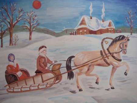 Васнецов тройка с бубенцами