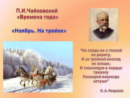 Пьеса Свиридова тройка