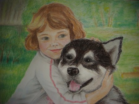 Рисунок на тему домашние питомц