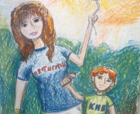 Детские рисунки на тему волонтерства