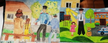 Участковый глазами детей рисунки на конкурс