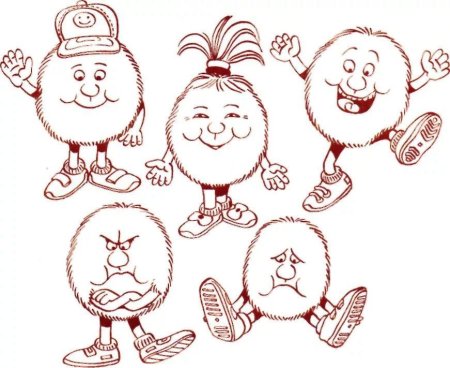 Раскраска эмоции для детей