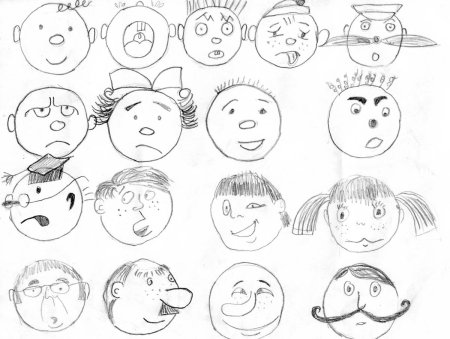 Эмоции раскраска