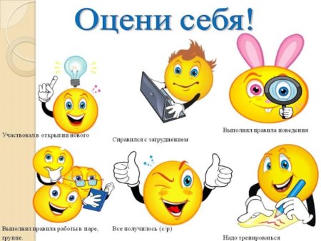 Оценивание себя на уроке