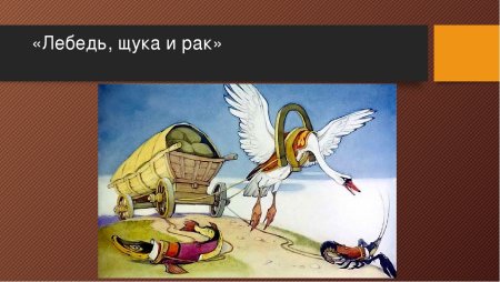 Иван Крылов лебедь щука Ирак