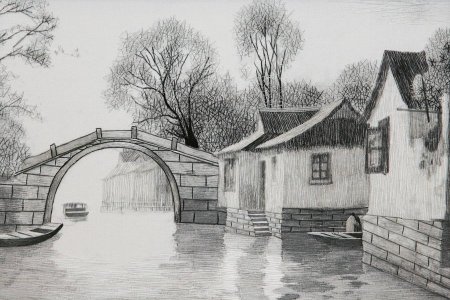 Пейзаж в графике