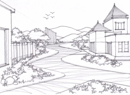 Природа и архитектура раскраска