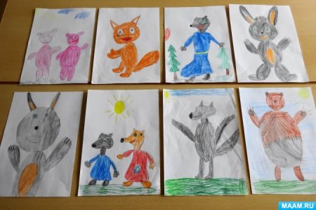 Рисование средняя группа сказочные персонажи