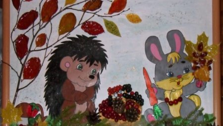 Поделки и рисунки на тему осень для детского сада