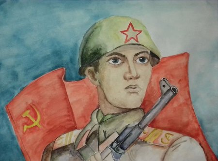 Рисунок солдату