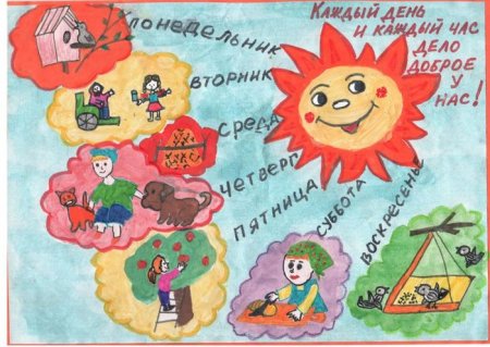 Плакат на тему добрые дела