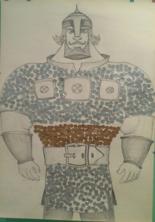 Былинные герои Илья Муромец изо