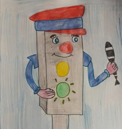 Рисунки светофора на конкурс