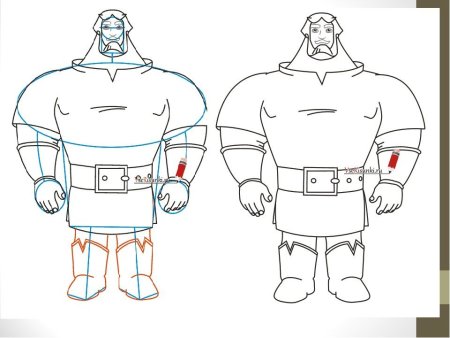 Легкий портрет Ильи Муромца