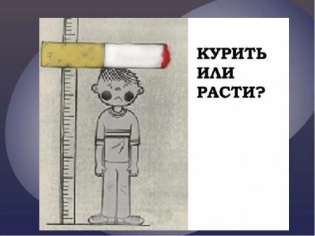 Плакат «вред курения»