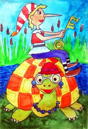 Герои Буратино черепаха Тортилла