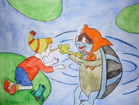 Детские рисунки к сказкам