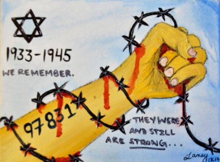 Рисунок на тему Холокоста легкие