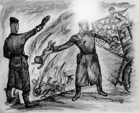 Рисунки детей из концлагеря Терезин