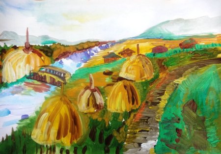Рисунок на кубанскую тему