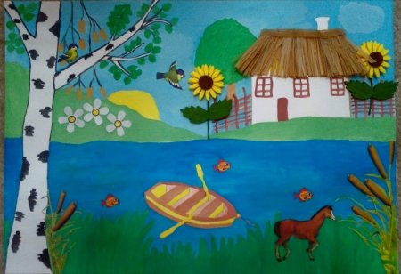 Кубань казачий край рисунки
