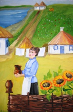 Рисунок на кубанскую тему