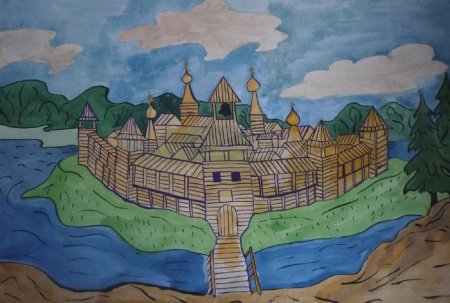 Иллюстрация древнего города