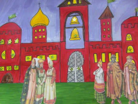 Древнерусский город изо