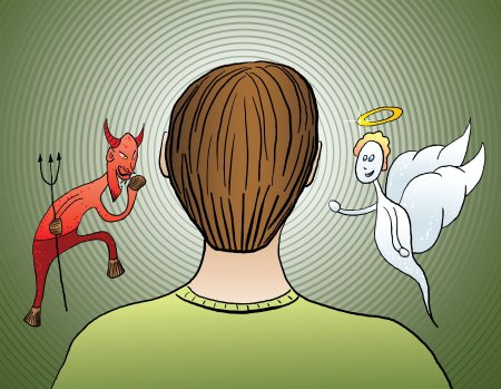 Ангел и чертенок