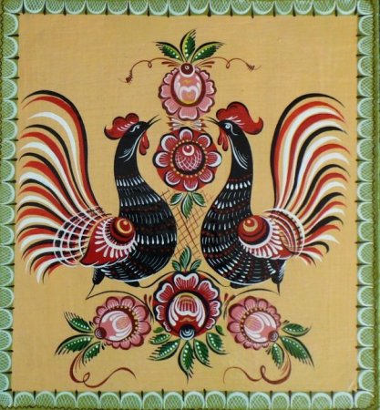 Городецкая роспись