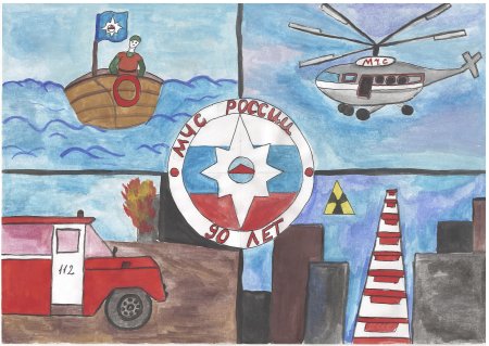 Рисунок на тему Гражданская оборона