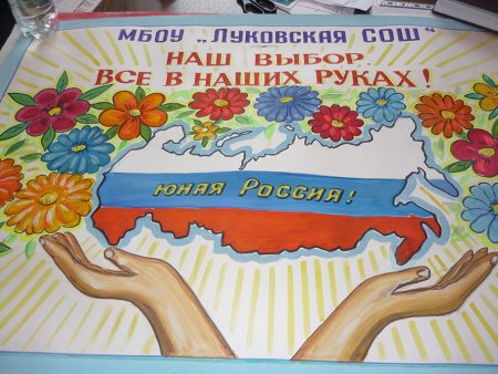 Плакат мы выбираем будущее