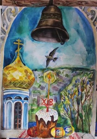 Колокольный звон Благовест рисунок