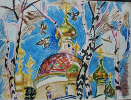 Живопись на Пасху в храме