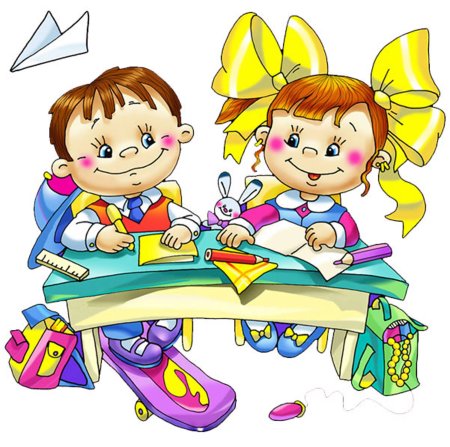 Картинки первоклашек мультяшные