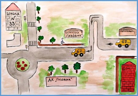 Моя безопасная дорога в школу