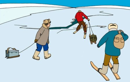 Опасные ситуации на льду