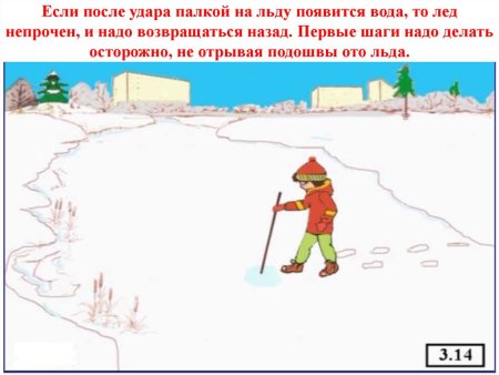 Безопасный лед для дошкольников