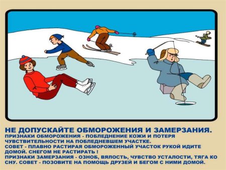 Правила поведения на льду