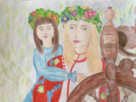 Детские рисунки казачки