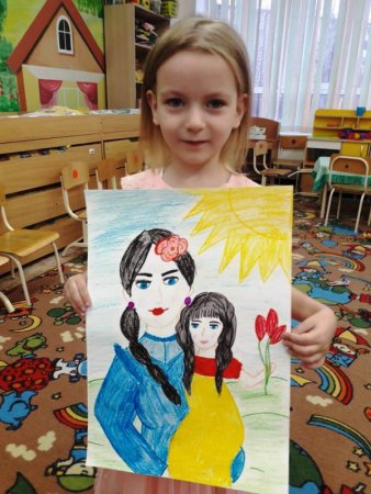 Рисунок ко Дню матери казачек