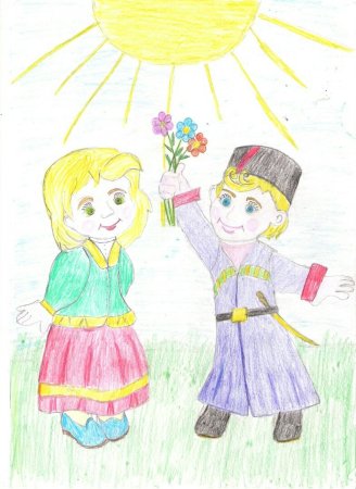Рисунки Казаков
