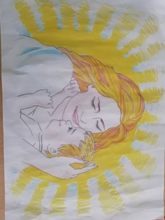 Рисунки на тему тепло маминых рук