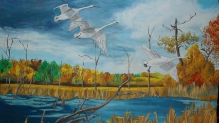 Рисунок на тему пейзаж